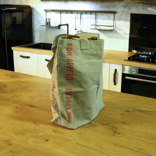 Linen Bag BON APPETIT in a Kitchen