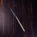 BBQ Knife wood Handle on Wood Topshot