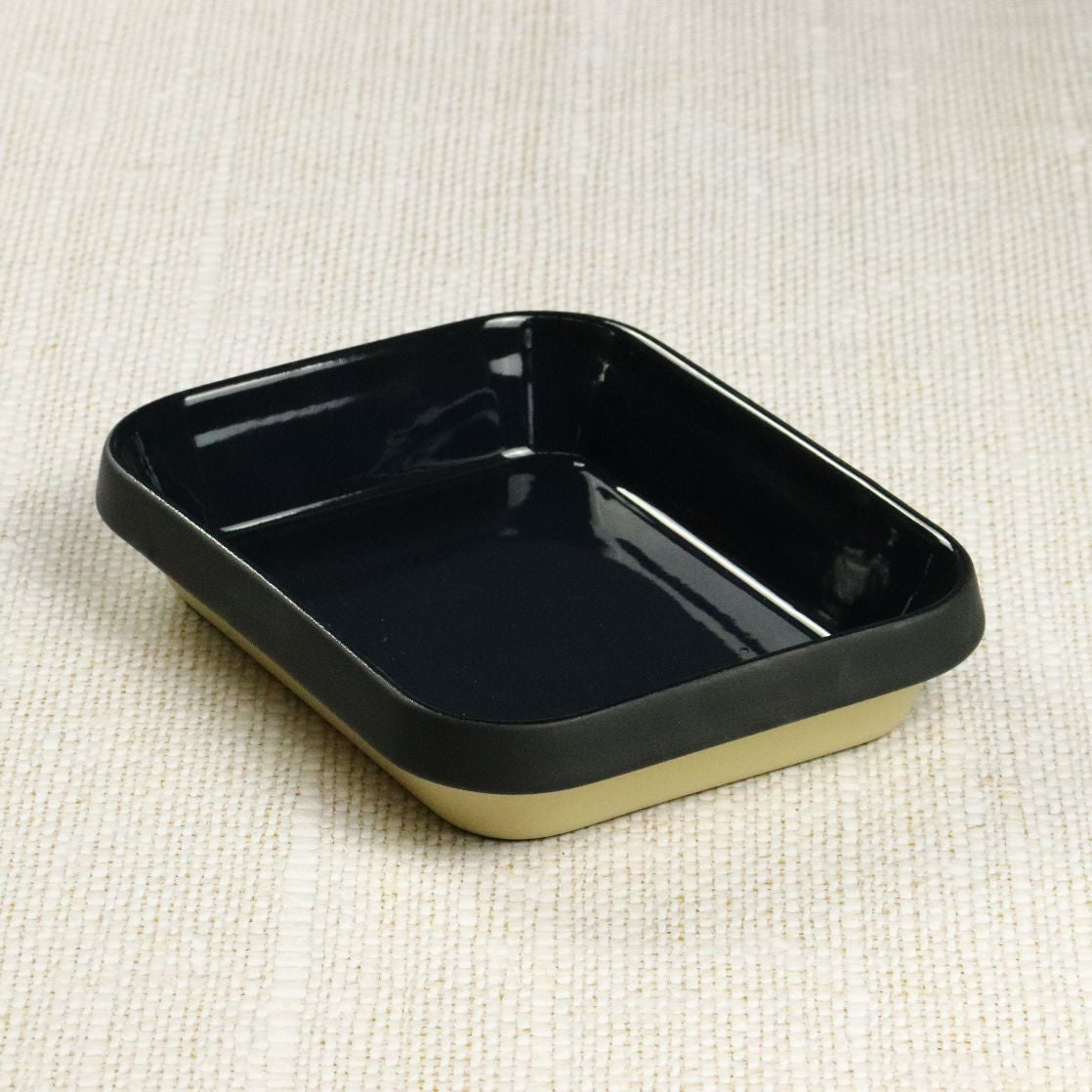 Rectangular Blue Terracotta Dish 23x18x4,5cm