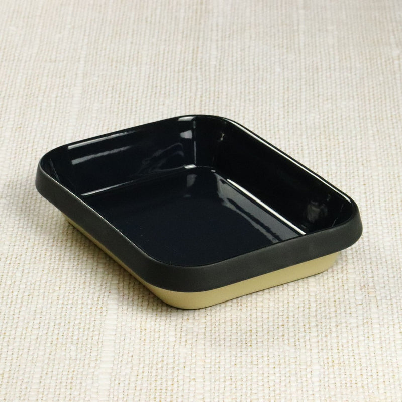 Rectangular Blue Terracotta Dish 23x18x4,5cm