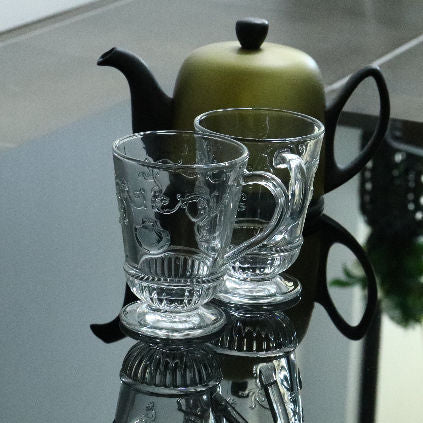 La Rochere Coffee Mugs Versailles on Marble