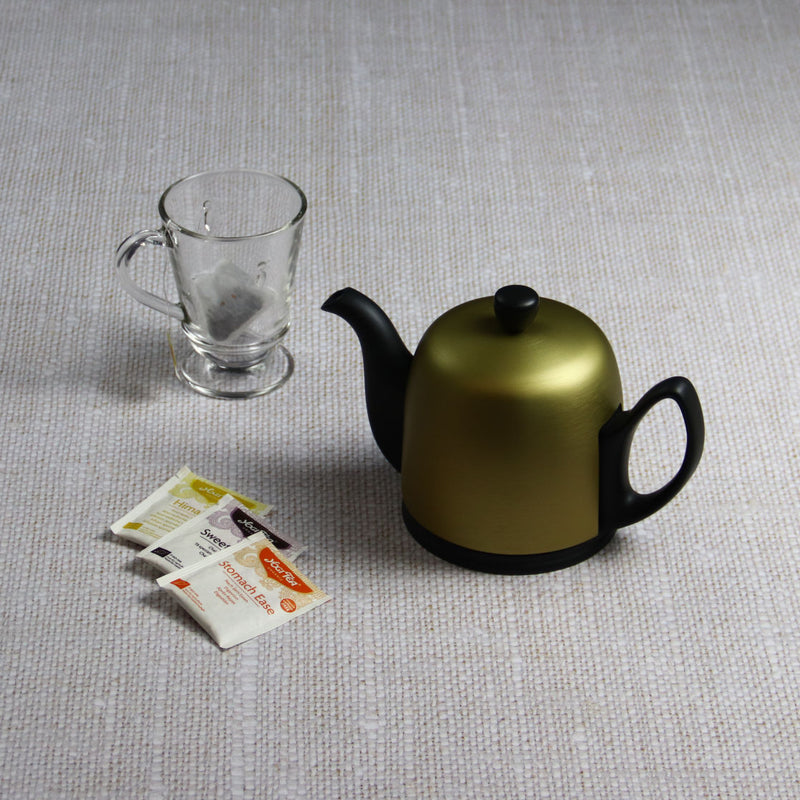 Tea pot cupper aluminium Lid 4 cups