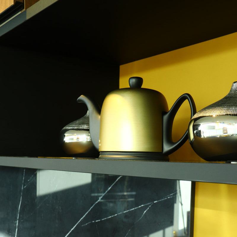 Tea pot cupper aluminium Lid 4 cups