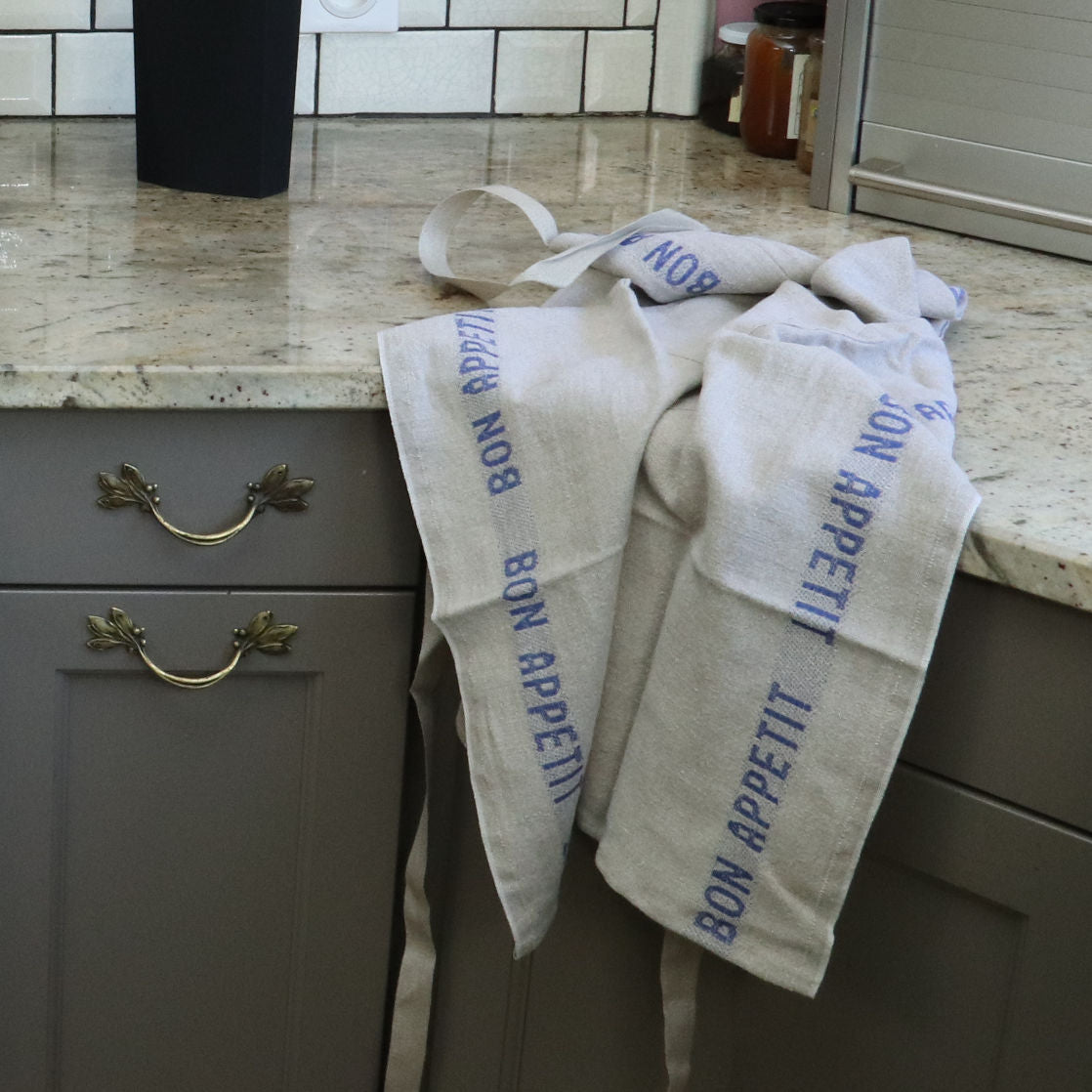 Apron BON APPETIT 100% Linen