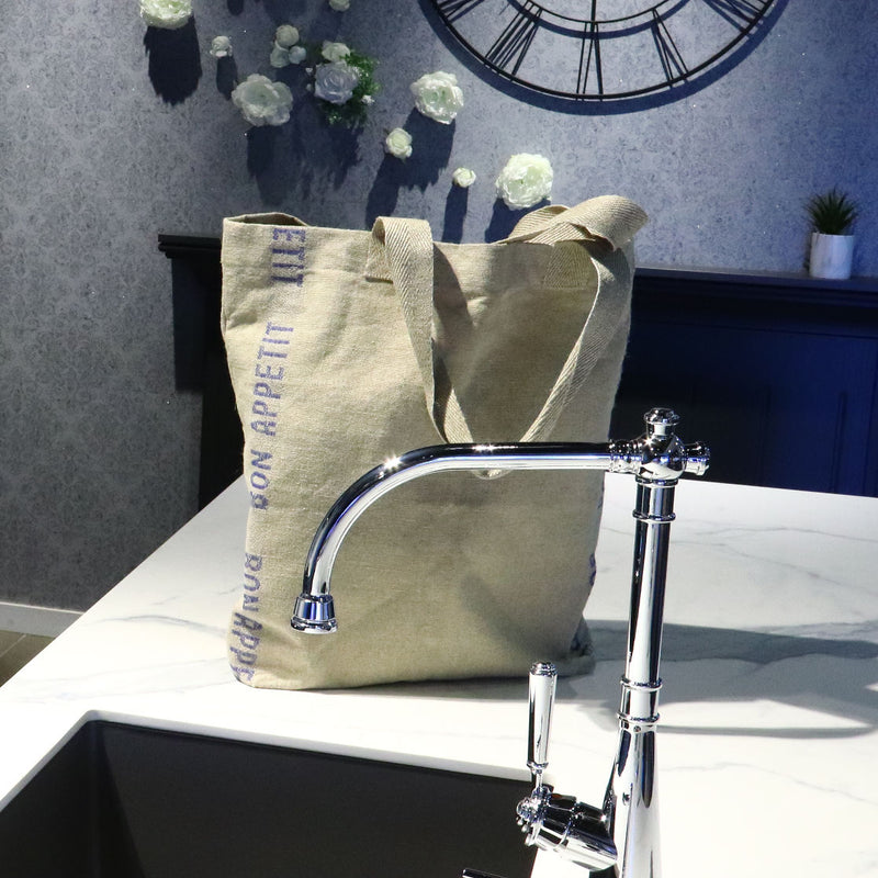 Linen Bag BON APPETIT in a Kitchen