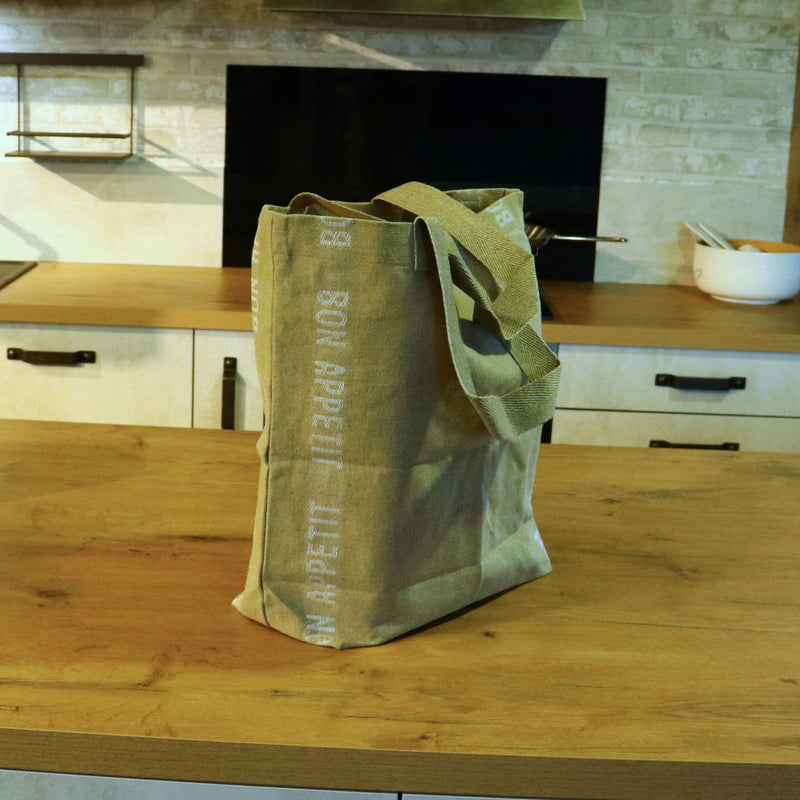 Linen Bag BON APPETIT in a Kitchen