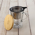 Set Tea Mug + Infuser and its solid wood lid - La Rochère-1