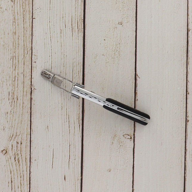 Thiers corkscrew ebony wood handle topshot