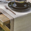 Table runner 48x155cm ALADIN Natural 90% linen | 5% coton | 5% pes
