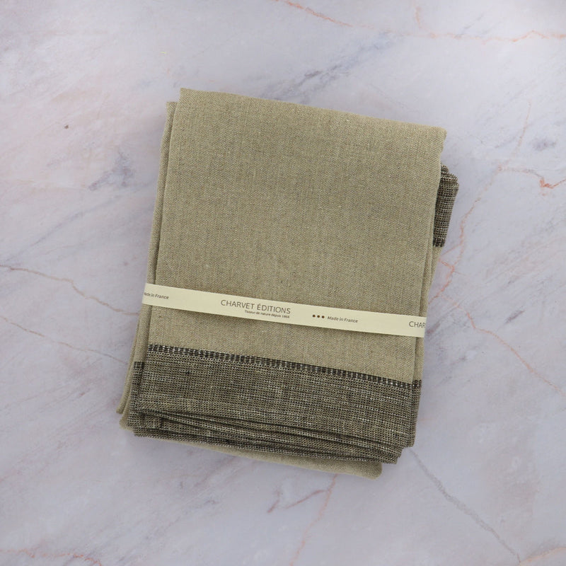 Table runner 48x155cm ALADIN Natural 90% linen | 5% coton | 5% pes
