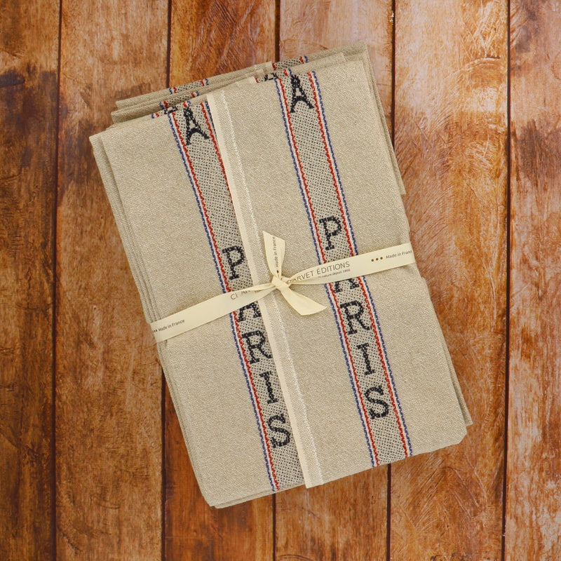 Tea Towels PARIS Natural 55% Linen | 45% Coton
