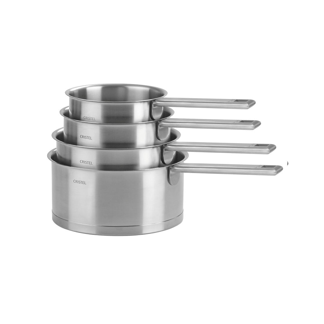 Cristel Set of 4 Saucepans
