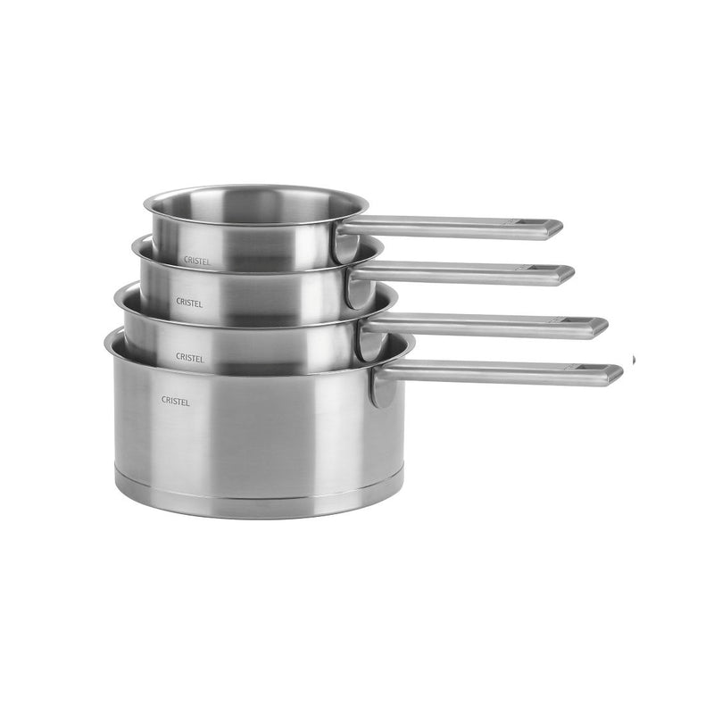 Cristel Set of 4 Saucepans