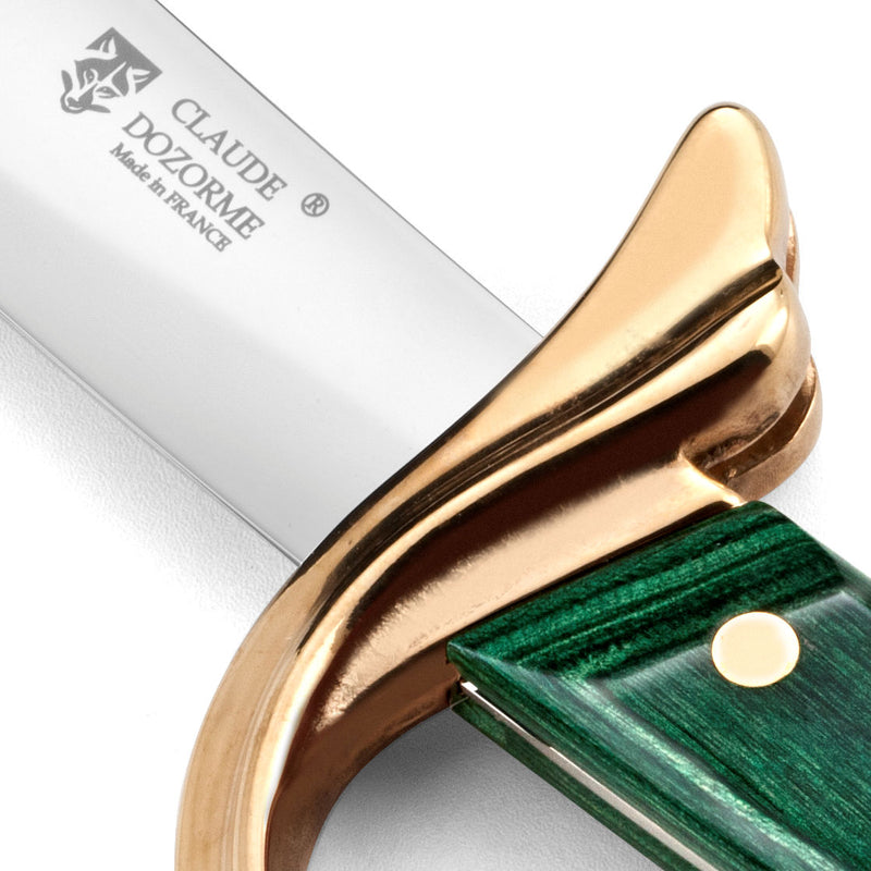 Lafayette Champagne saber green lamina handle zoomed